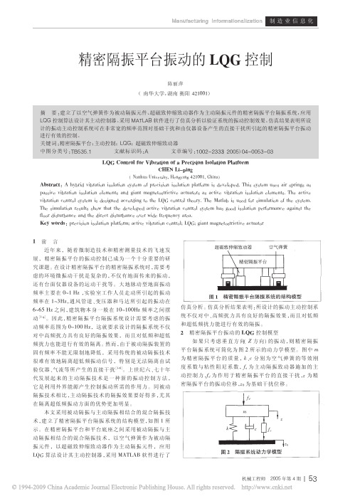 Simulik在汽车主动悬架LQG控制仿真中的应用