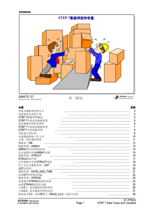 05_STEP 7数据类型和变量 [只读]