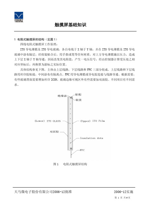 触摸屏基础知识