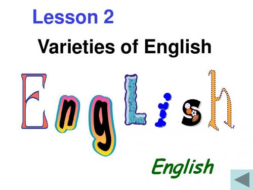 L2 Varieties of English