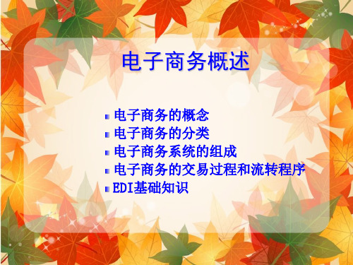 电子商务PPT课件