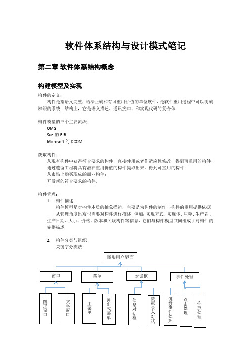 软件体系结构笔记