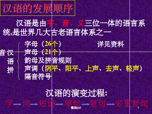现代汉语语法结构讲解