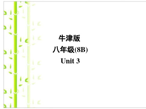 牛津译林版八年级英语下册Unit3 Reading I公开课课件