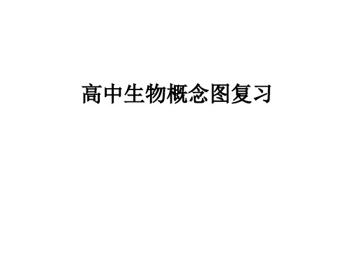 高中生物高考考前概念图复习PPT课件