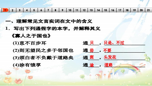 高中语文人教版必修三复习ppt课件