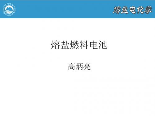 熔盐燃料电池