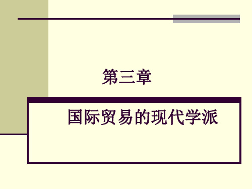 第三章(图表)国际经济学