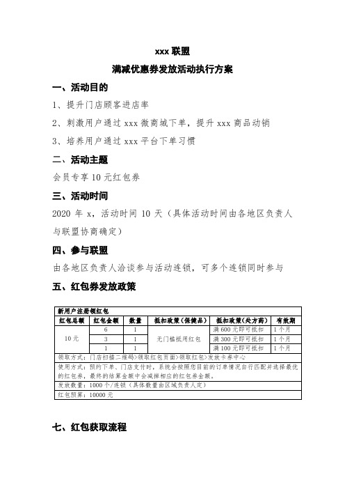 用户拉新活动方案-满减优惠券发放