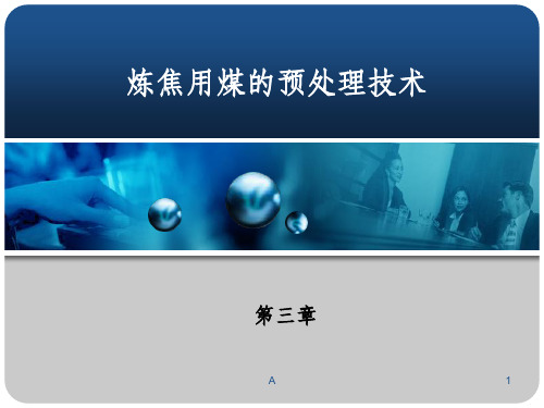 炼焦煤料的预处理