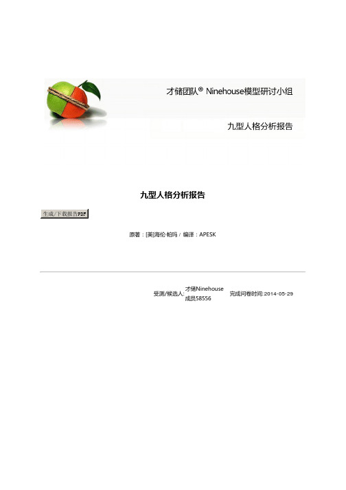 九型人格Apesk_report