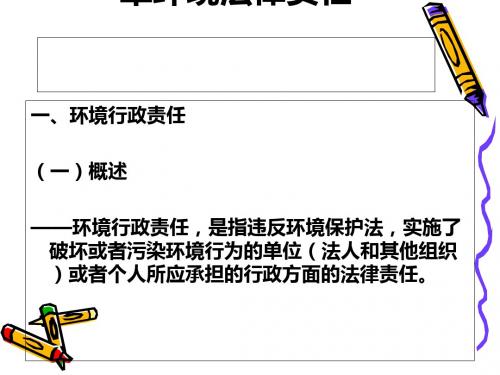 环境法律责任(PPT 72张)