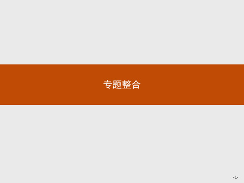 2019版生物人教版选修1课件：专题5 专题整合 