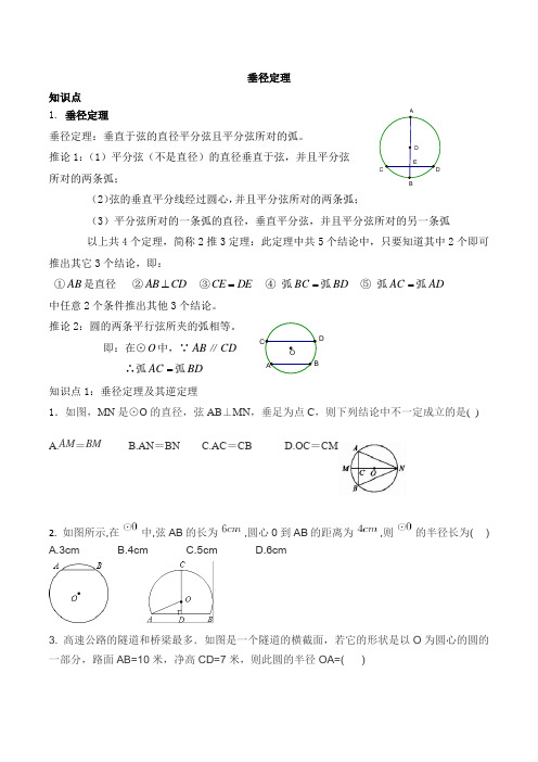垂径定理3