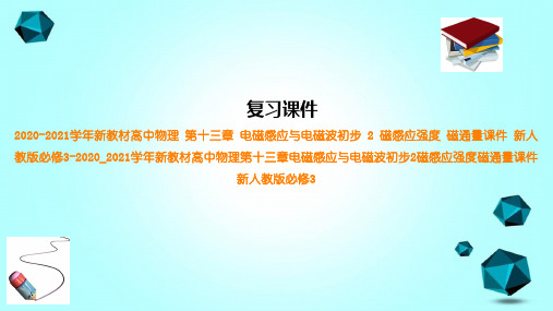 2020-2021学年新教材高中物理第十三章电磁感应与电磁波初步2磁感应强度磁通量课件新人教版必修