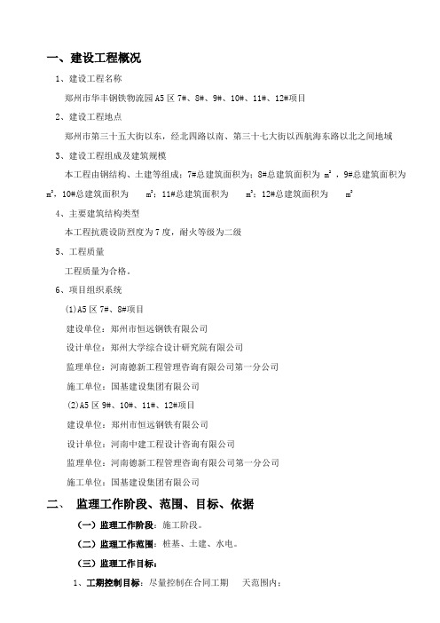 监理规划范本