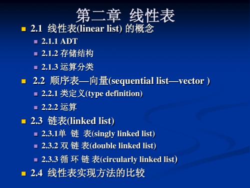 北工大(数据结构)11-DSch2-List