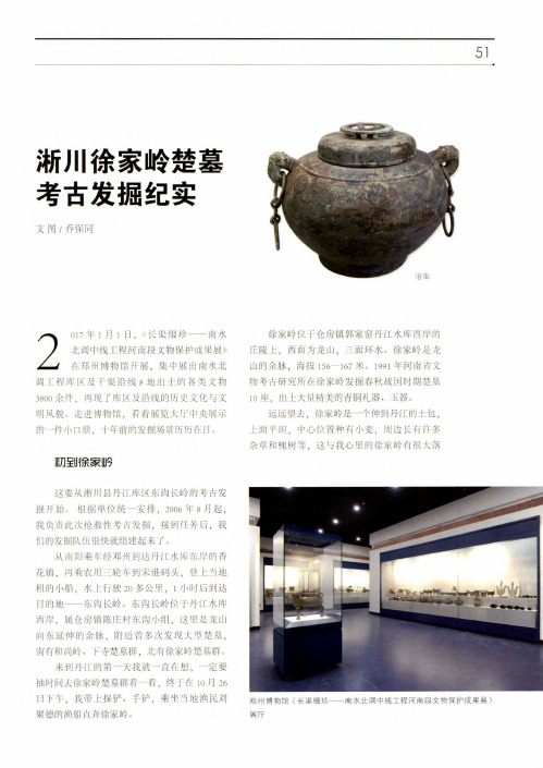 淅川徐家岭楚墓考古发掘纪实