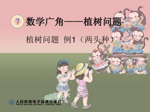 植树问题 例1(两头种)