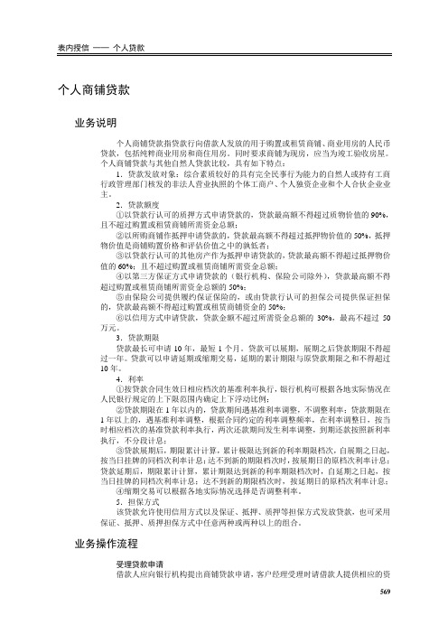 个人商铺贷款现场检查方法及技巧