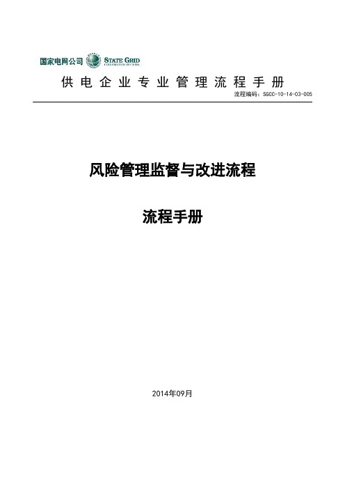 风险管理监督与改进流程手册