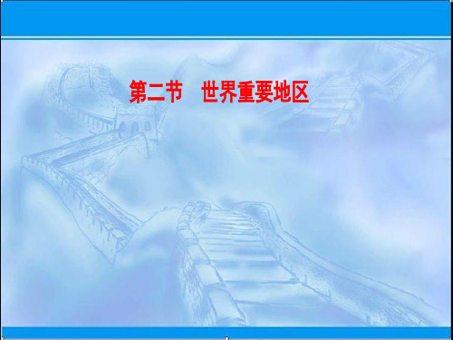2019届高考地理一轮复习：世界重要地区ppt课件(含答案)