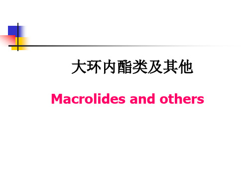 大环内酯类抗生素
