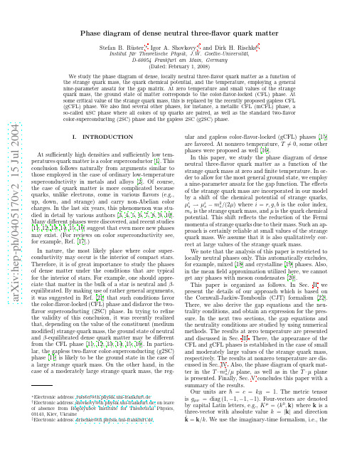 Phase diagram of dense neutral three-flavor quark matter