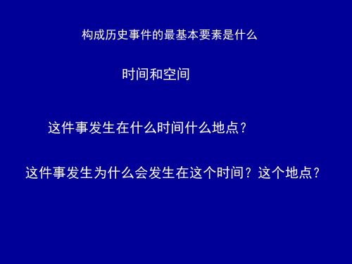 高考二轮历史复习：时空观念复习专题(最终版)【共24张PPT】