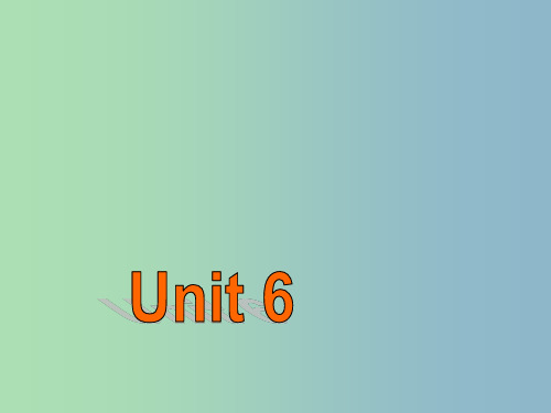 七年级英语下册 Unit 6 Outdoor fun Welcome to the unit课件 (