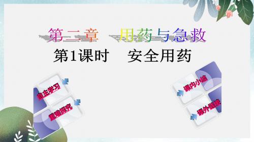 八年级生物下册8.2用药与急救第1课时安全用药课件新版新人教版