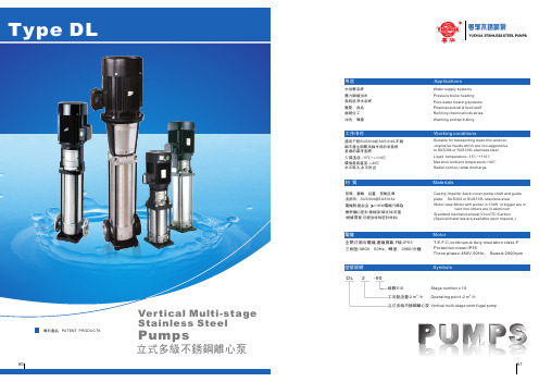 DL立式多级泵