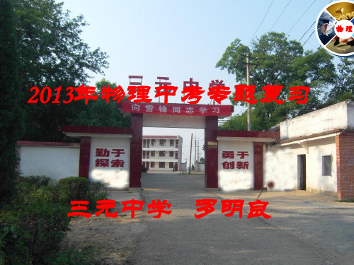 2013年初中物理总复习第四板块电磁学