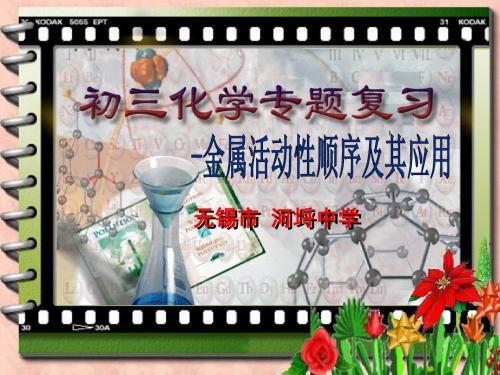金属活动性顺序及应用1