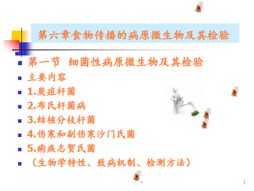常见病原微生物的检测ppt课件