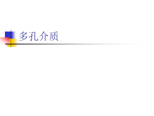 多孔介质模型