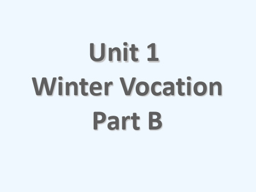 长顺县中心小学五年级英语下册Unit1WinterVocationPartB课件1闽教版三起4