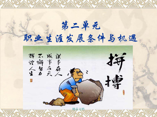 教案发展职业生涯要从所学专业起步.ppt