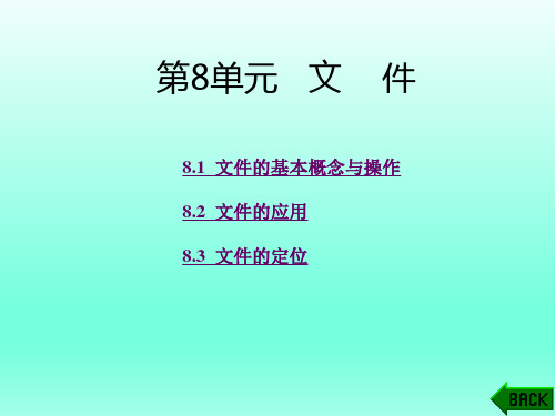 文件的基本概念与操作