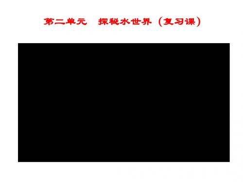 探秘水世界复习课