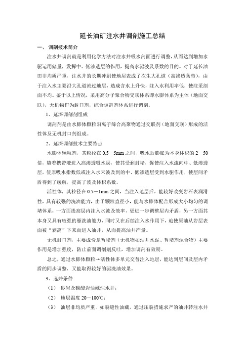 11延长油矿注水井调剖施工总结(2)