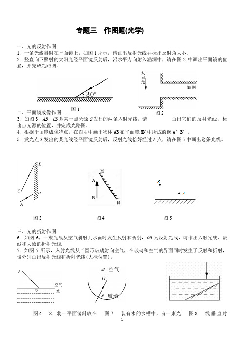 光学作图题