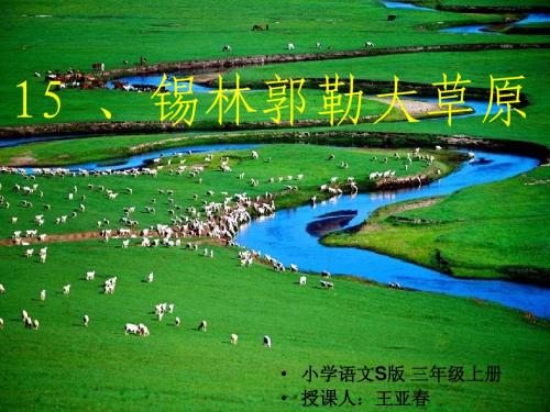 公开课《锡林郭勒大草原》ppt