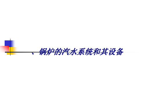 锅炉的汽水系统和其设备专题培训课件
