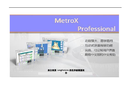 美国测量软件MetroX介绍