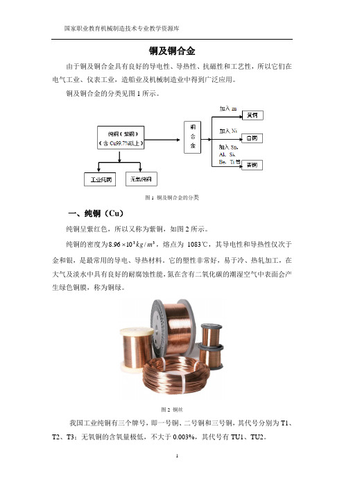 铜及铜合金文本综述