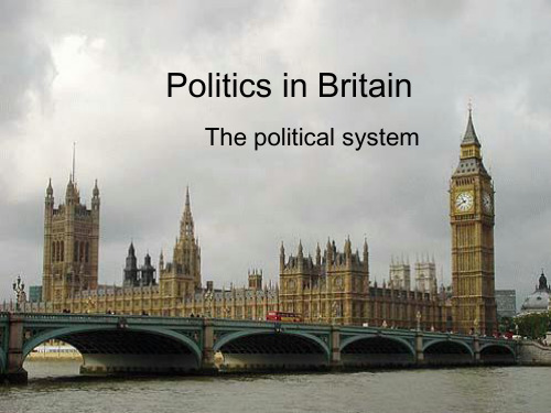 英国的政治体系【英文】