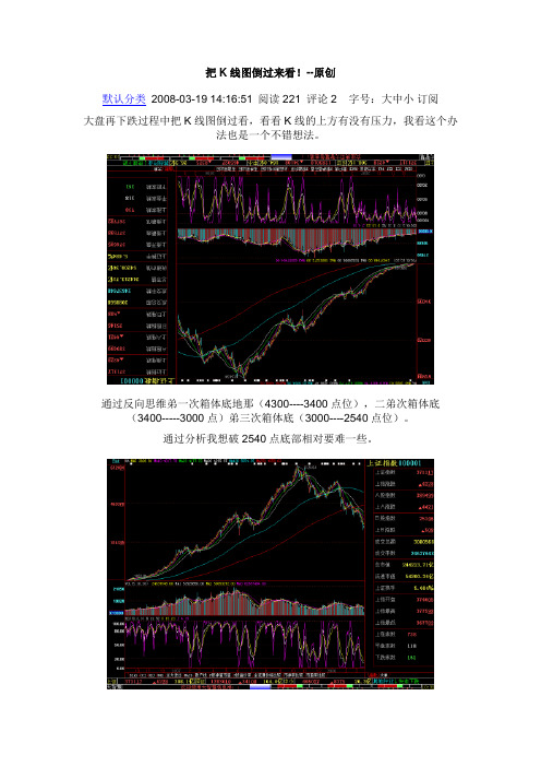 把K线图倒过来看