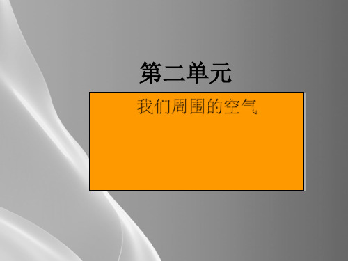 人教版初中化学九上 2.1 空气 第二课时课件  