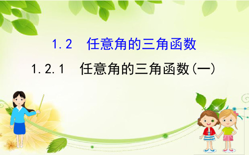 2019年高中数学必修四世纪金榜课件1.2.1任意角的三角函数(一)1.精讲优练课型1.2.1(一)